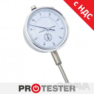 Индикатор часового типа стрелочный, головка измерительная (0-10 мм) PROTESTER DI