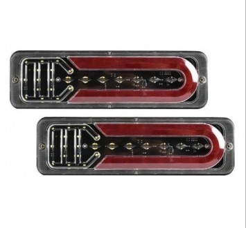Ліхтар задній Rear lamp Wagon 30х9см LED 12V комплект 2шт до автомобільної техніки. Харків. фото 1 Ліхтар задній Rear lamp Wagon 30х9см LED 12V комплект 2шт до автомобільної техніки. Харків. фото 1
