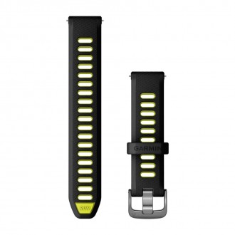 Ремінець для Forerunner 265s Black/Amp Yellow with Slate Hardware 18mm. Киев. фото 1 Ремінець для Forerunner 265s Black/Amp Yellow with Slate Hardware 18mm. Киев. фото 1