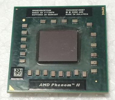 Процесор з ноутбука HP ProBook 6555b HMN850DCR32GM AMD Phenom II N850 2.2GHz Soc. . фото 2