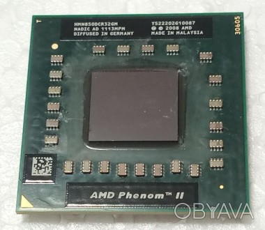 Процесор з ноутбука HP ProBook 6555b HMN850DCR32GM AMD Phenom II N850 2.2GHz Soc. . фото 1