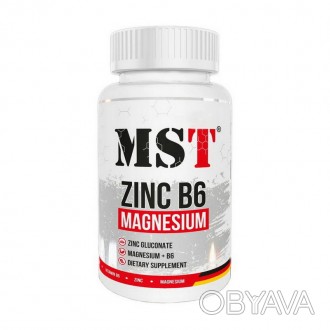  MST Zinc Magnesium B6 витаминная пищевая добавка для атлетов и активных людей, . . фото 1