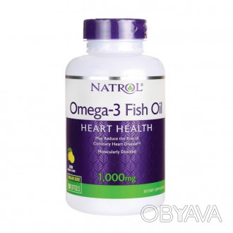  Natrol Omega-3 Fish Oil - Омега-3 полиненасыщенные жирные кислоты (PUFA) играют. . фото 1