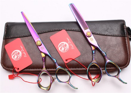 Отличного качества, для мастеров - парикмахеров совершенно новый комплект ножниц. . фото 7
