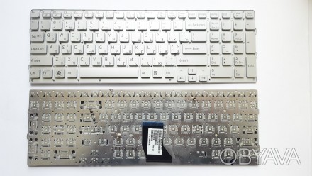 Клавиатура для ноутбуков Sony Vaio VPC-CB17 серебристая RU/US