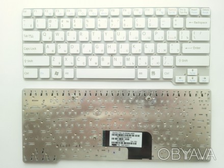 Клавиатура для ноутбуков Sony Vaio VGN-CW series белая RU/US