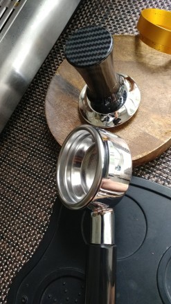 Відкритий холдер для професійної кавоварки на 2 "вуха" 58 мм х 230 мм.. . фото 12