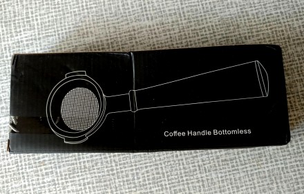 Відкритий холдер для професійної кавоварки на 2 "вуха" 58 мм х 230 мм.. . фото 3
