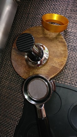 Відкритий холдер для професійної кавоварки на 2 "вуха" 58 мм х 230 мм.. . фото 10