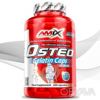  Amix Osteo Gelatin Caps with MSM 200 капсул від Amix Nutrition для захисту ваши. . фото 1