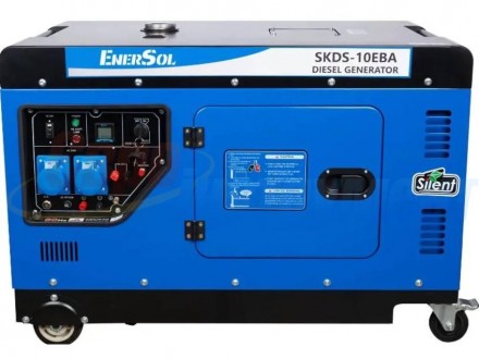 
EnerSol SKDS-10EBA - однофазный дизельный генератор рабочей мощностью 9 кВт (пи. . фото 2