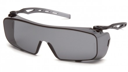 Защитные очки Cappture от Pyramex (США) цвет линз серый; материал линз поликарбо. . фото 2
