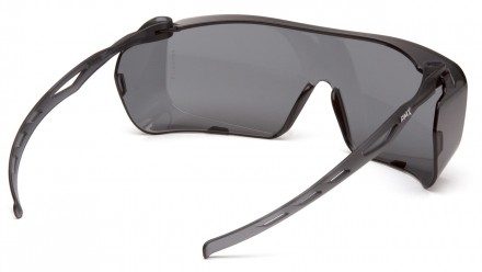 Защитные очки Cappture от Pyramex (США) цвет линз серый; материал линз поликарбо. . фото 4
