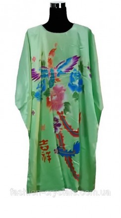 Элегантное атласное кимоно из искуственного шелка, очень удобное и красивое, нео. . фото 2