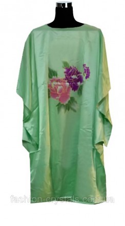 Элегантное атласное кимоно из искуственного шелка, очень удобное и красивое, нео. . фото 3
