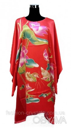 Элегантное атласное кимоно из искусственного шелка, очень удобное и красивое, не. . фото 1