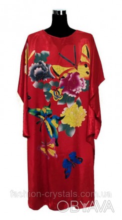Элегантное атласное кимоно из искусственного шелка, очень удобное и красивое, ле. . фото 1