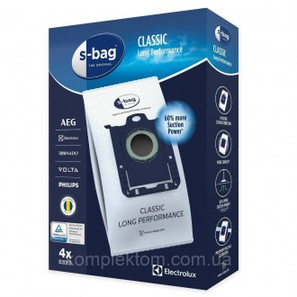 Мешки для пылесоса Philips S-BAG 900168458 E201S (4 шт)
 
Количество мешков: 4шт. . фото 2