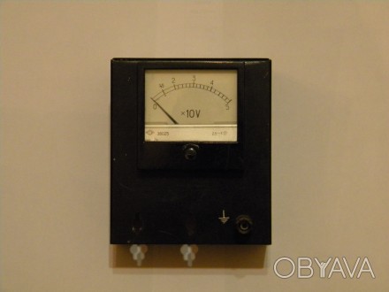 Вольтметр змінного струму.
Шкала вимірювань 0-50 В.
Клас точності приладу - 2.. . фото 1