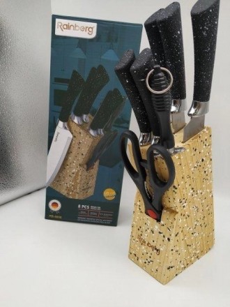 Набор ножей с подставкой – полезный предмет для вашей кухни. Он включает в себя . . фото 2