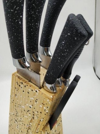 Набір ножів із підставкою — корисний предмет для вашої кухні. Він містить у собі. . фото 3