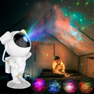 Лазерний проектор галактики Астронавт на місяці стане чудовим нічником для юних . . фото 6