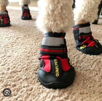 Защитная обувь Qumy Pets на среднюю собаку, размер-5, подошва 6х7см, примерно на. . фото 7