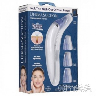 Вакуумний очищувач Derma suction DS Vacuum для професійного чищення шкіри та пор. . фото 1