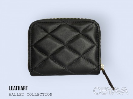 
 Жіночий шкіряний гаманець.
Розмір у закритому вигляді:
13 х 10 х 2.5 см
Відділ. . фото 1