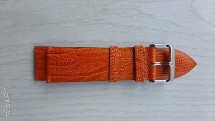 Ремінець для жіночих годинників, оранжево-коричневий, глянсовий 

Глянсовий, о. . фото 4