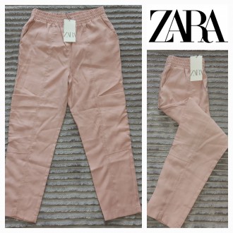 Летние легкие женские брюки штаны Zara с высокой посадкой
Состояние: новые, с б. . фото 2