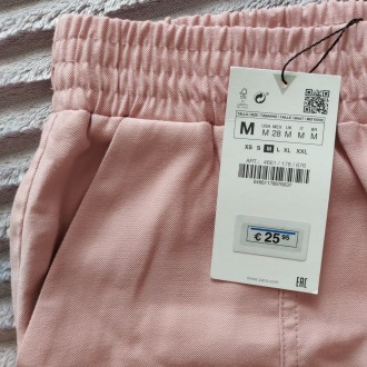 Летние легкие женские брюки штаны Zara с высокой посадкой
Состояние: новые, с б. . фото 8