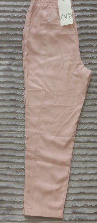 Летние легкие женские брюки штаны Zara с высокой посадкой
Состояние: новые, с б. . фото 6