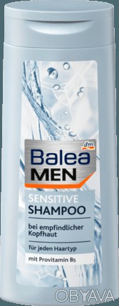 Balea MEN Shampoo sensitive, 300 ml Мужской шампунь для чувствительной кожи с эк. . фото 1