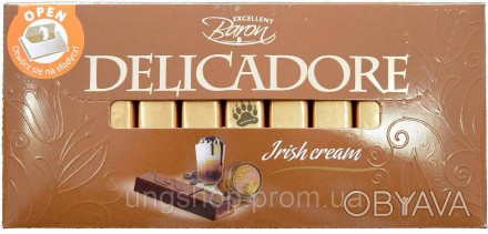 Шоколад Delicadore Irish cream 200г Деликадоре Шоколад Delicadore порционный кла. . фото 1