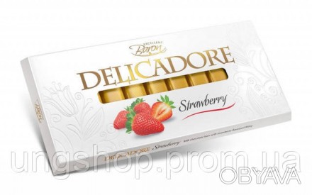 Шоколад Delicadore Strawberry 200г Деликадоре Шоколад Delicadore порционный клас. . фото 1