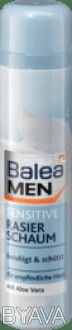 Balea MEN Rasierschaum Sensitive мужская пена для бритья для чувствительной кожи. . фото 1