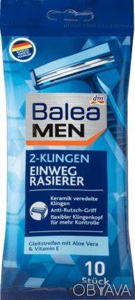 Balea Men Einwegrasier 2-Klingen Станки для гоління одноразові чоловічки 10 шт. . . фото 1