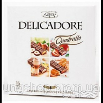 Шоколад ассорти Excellent Baron Delicadore Quadrato 200 грам Шоколад Delicadore . . фото 1
