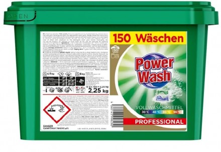 Капсули для прання Power Wash (15 гр.*150 шт.). Ужгород. фото 1 Капсули для прання Power Wash (15 гр.*150 шт.). Ужгород. фото 1