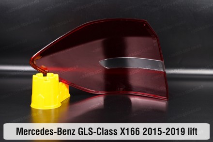 Купити Скло заднього фонаря ліхтаря зовнішнє на крилі Mercedes-Benz GLS-Class X1. . фото 3