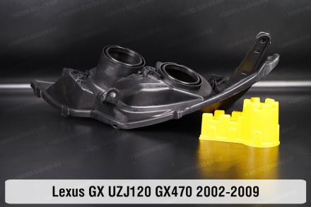 Новий корпус фари Lexus GX UZJ120 GX470 (2002-2009) I покоління лівий.
У наявнос. . фото 6