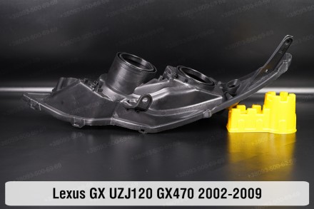 Новий корпус фари Lexus GX UZJ120 GX470 (2002-2009) I покоління лівий.
У наявнос. . фото 5