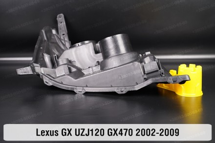 Новий корпус фари Lexus GX UZJ120 GX470 (2002-2009) I покоління лівий.
У наявнос. . фото 8