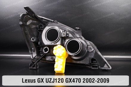 Новий корпус фари Lexus GX UZJ120 GX470 (2002-2009) I покоління лівий.
У наявнос. . фото 3