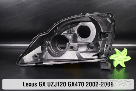 Новий корпус фари Lexus GX UZJ120 GX470 (2002-2009) I покоління лівий.
У наявнос. . фото 1