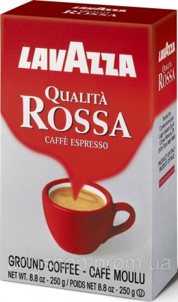 Кава мелена LAVAZZA Qualita Rossa 250 g Польша. Ужгород. фото 1 Кава мелена LAVAZZA Qualita Rossa 250 g Польша. Ужгород. фото 1