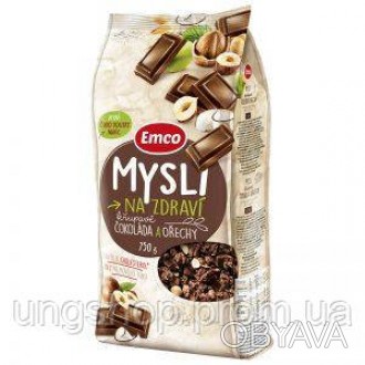 Мюсли Эмко с шоколадом и орехами — это идеальный европейский завтрак, основа здо. . фото 1