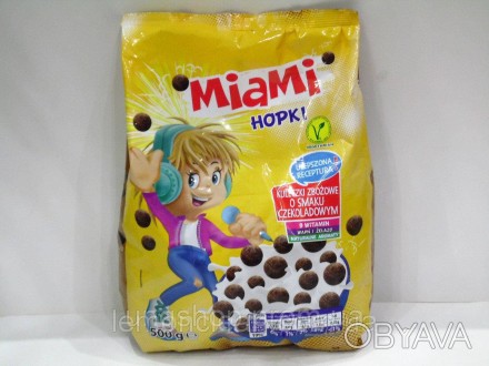 Злаковые шоколадные шарики Miami Hopki, 500гр (Польша)   Предоставляем Вашему вн. . фото 1