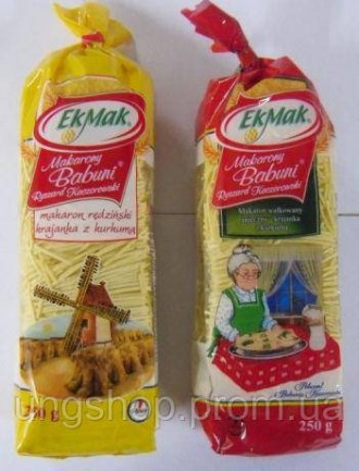 Лапша яичная с куркумой Babuni EkMak 250г Польша. Ужгород. фото 1 Лапша яичная с куркумой Babuni EkMak 250г Польша. Ужгород. фото 1